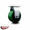 Service Caster 4 Inch Green Poly on Cast Iron Wheel Rigid Caster with Roller Bearing SCC SCC-20R420-PUR-GB - alternate 3